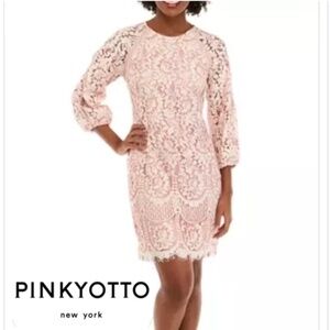NEW Pinkyotto lace dress, small. GD998